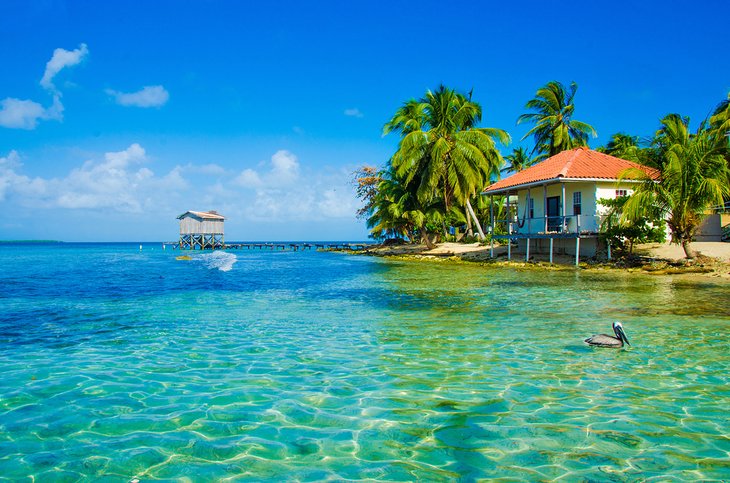 Waterfront bungalow in Belize