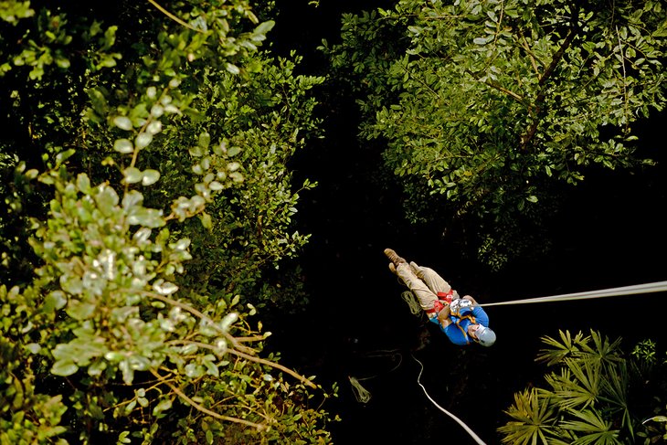 Rappelling into the Black Hole Drop