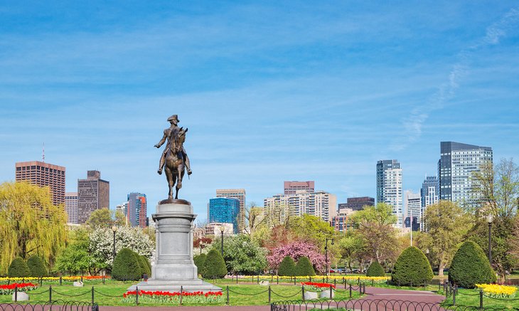 George Washington Statue in Boston Common