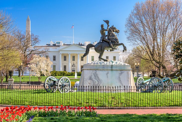 The White House and Lafayette Square, Washington, DC