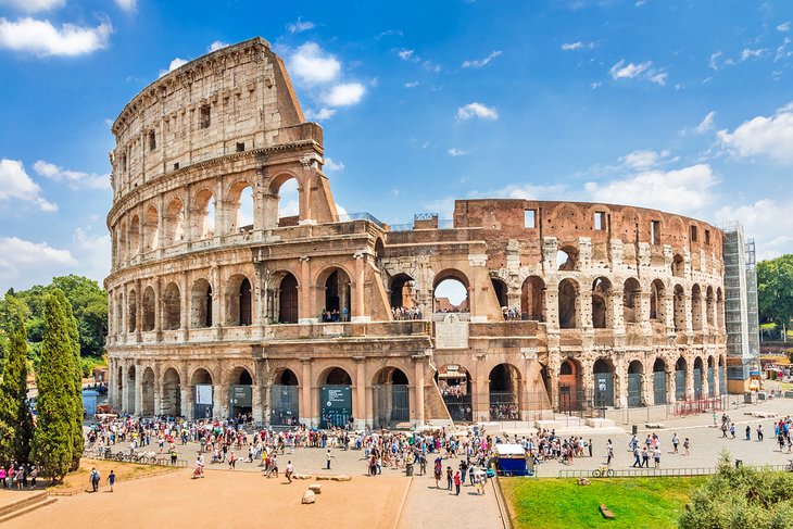 The Colosseum in summer