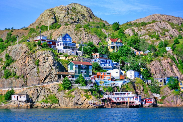 Colorful houses in St. John's, Newfoundland