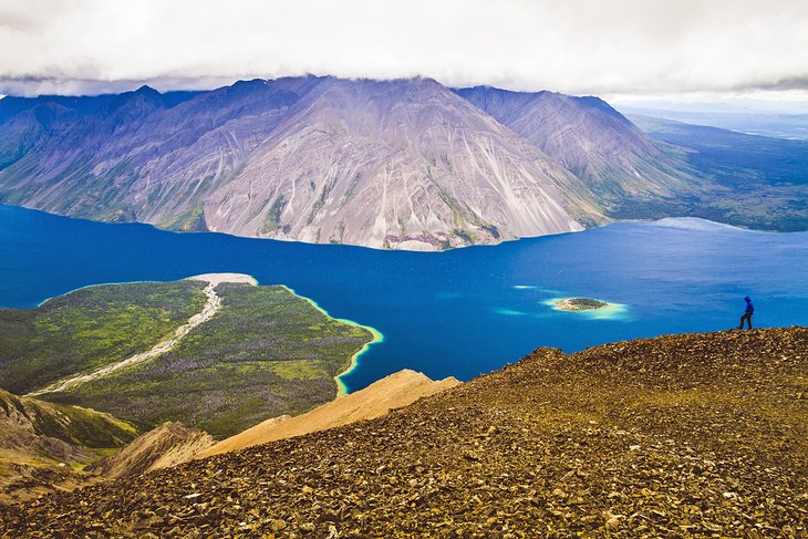 View of Lake Kathleen from the King's Throne Peak Trail