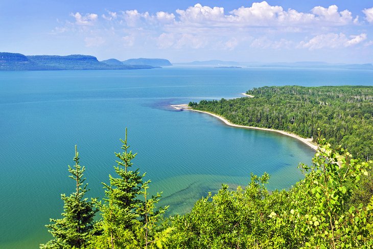 View over Lake Superior from Ontario