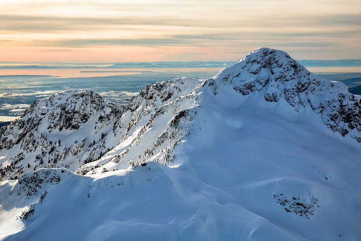 Aerial view of Golden Ears Provincial Park