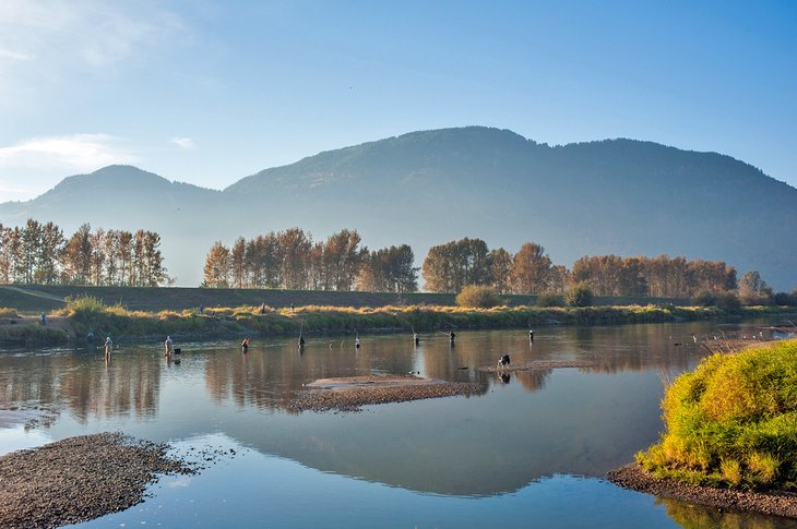 Anglers in the Vedder River