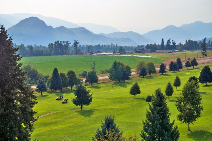 Golf course near Kamloops