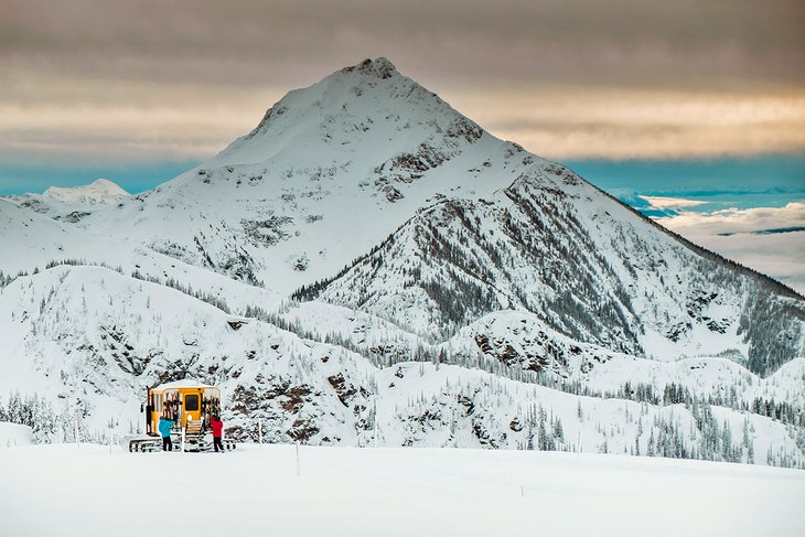 Cat skiing in Revelstoke