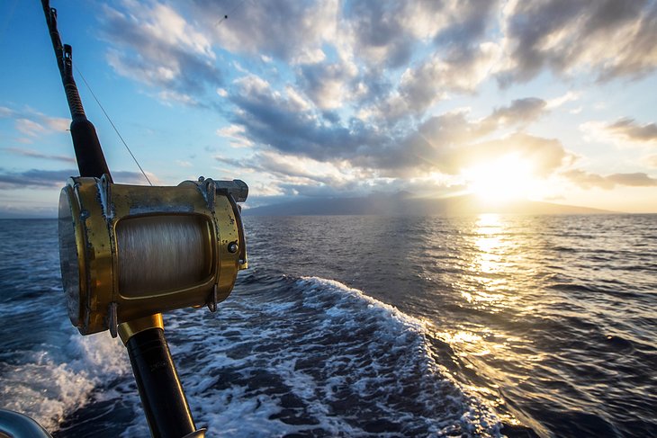 Fishing off Vancouver Island