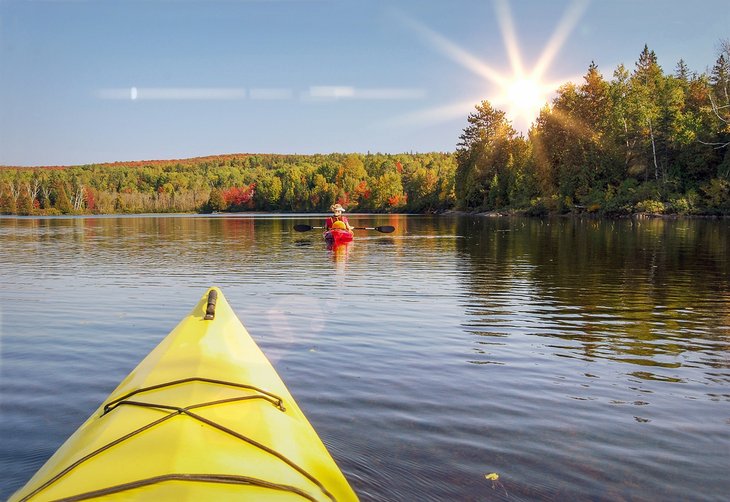 Kayaking in Algonquin Provincial Park