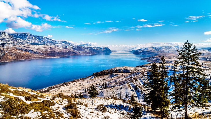 Kamloops Lake in the winter