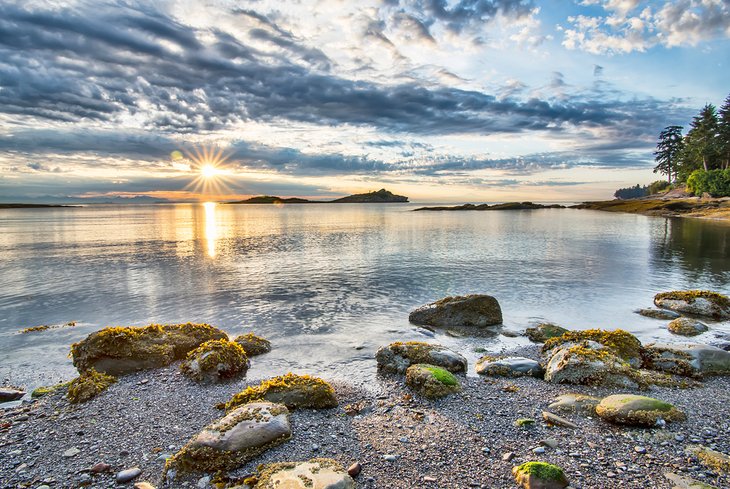 Sunset along the Sunshine Coast