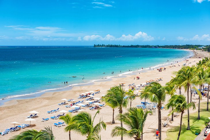 Isla Verde resort in San Juan, Puerto Rico