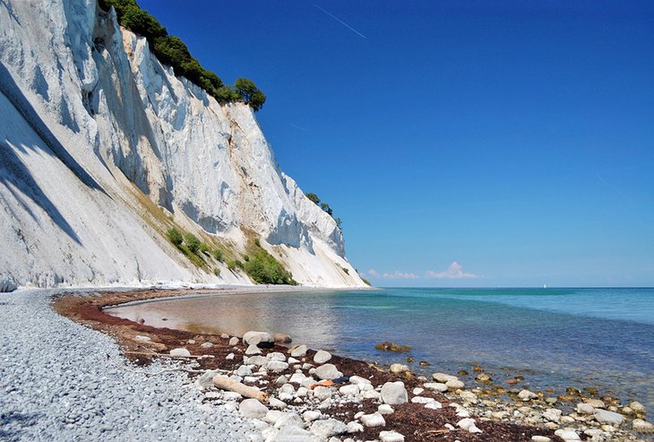 The chalk cliffs of Møns Klint