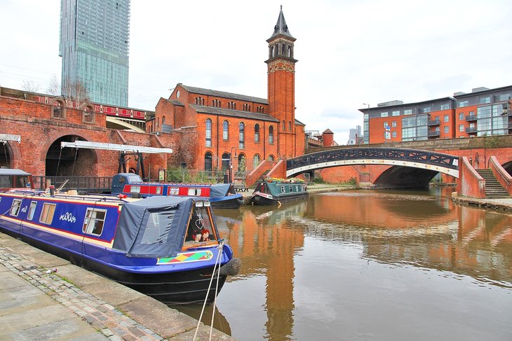 Canal in Castlefield, Manchester