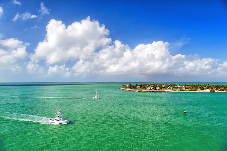 Boats near Key West