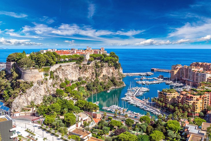 View of Monaco on a beautiful summer day