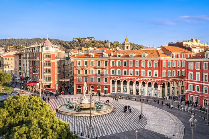 Place Massena in Nice 2. Nice: Art Museums and Beaches in South of France