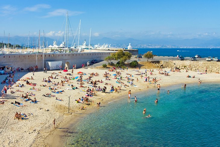 Beach in Antibes