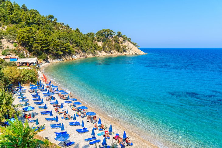 Lemonakia beach on Samos island