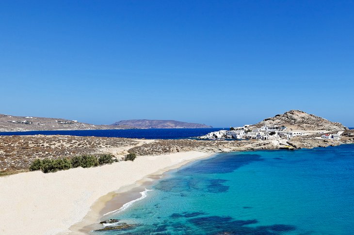 14 playas mejor valoradas en la isla de Mykonos