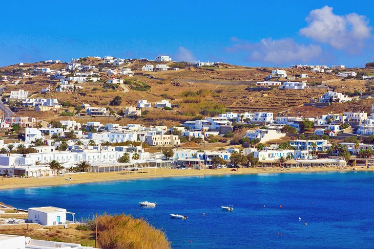 14 playas mejor valoradas en la isla de Mykonos