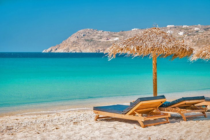 14 playas mejor valoradas en la isla de Mykonos