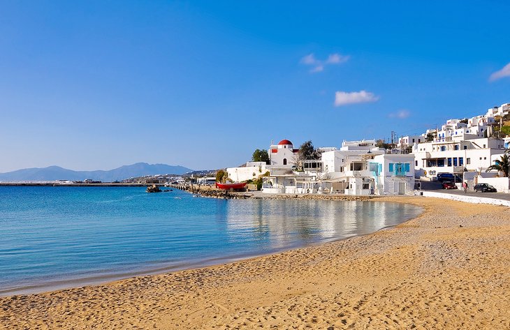 14 playas mejor valoradas en la isla de Mykonos