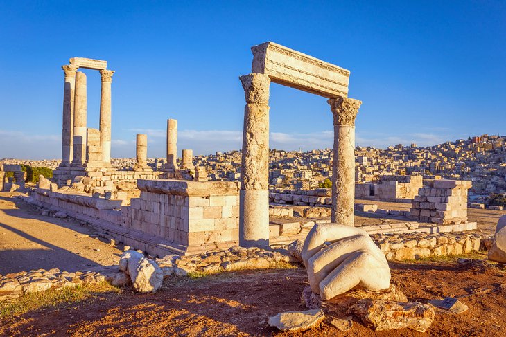 The Temple of Hercules at the Amman Citadel