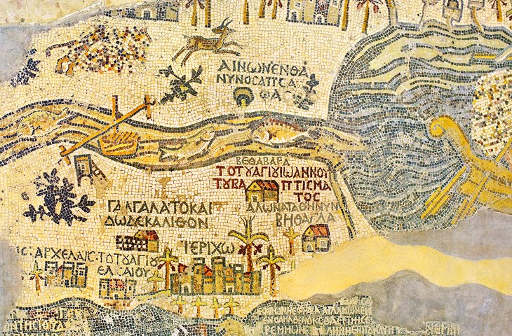 The Madaba Mosaic Map in St. George's Church, Madaba