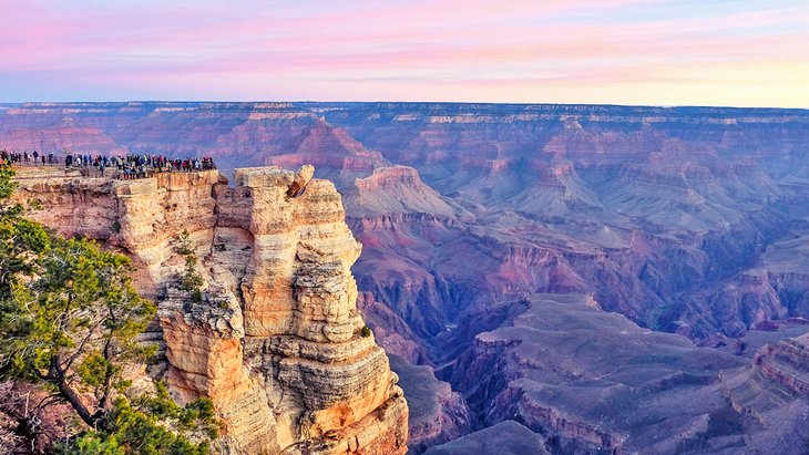 Sunset at Mather Point, Grand Canyon