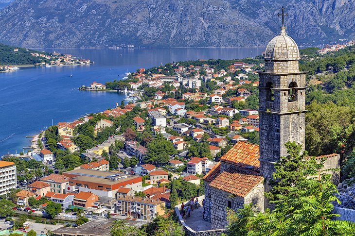 View overlooking Kotor from the Castle of San Giovanni