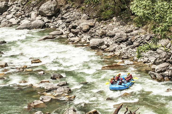 White water rafting in Nepal