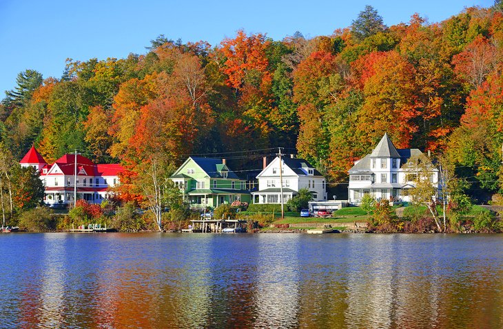 Fall colors on Saranac Lake