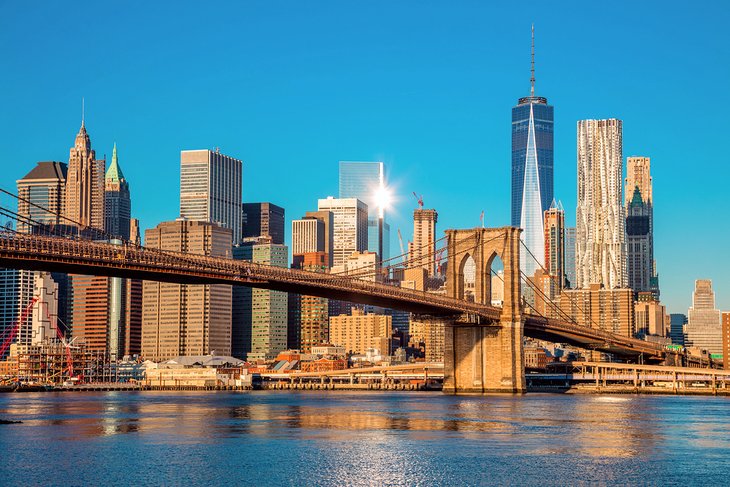 Brooklyn Bridge and Manhattan