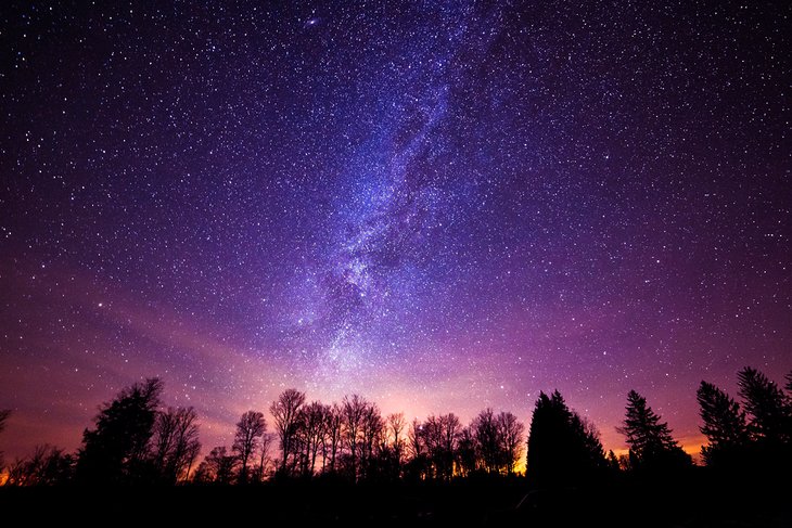 Night sky viewing at Cherry Springs State Park in Pennsylvania