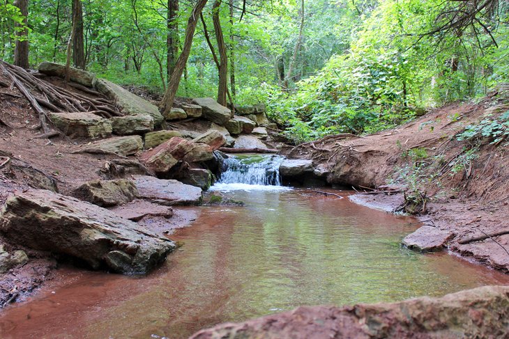 Waterfall in Roman Nose State Park