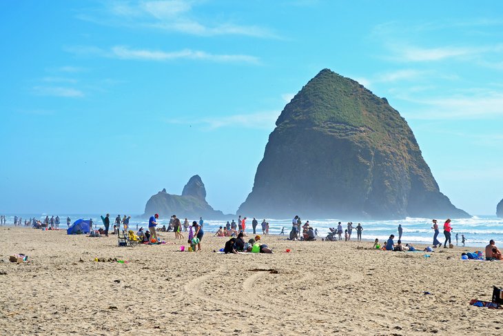 Haystack Rock at Cannon Beach