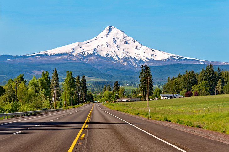 Road to Mount Hood