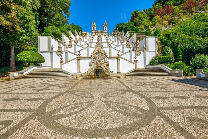 Baroque staircase Bom Jesus do Monte