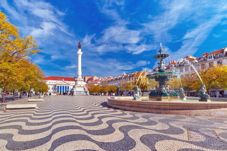 Rossio Square in Lisbon