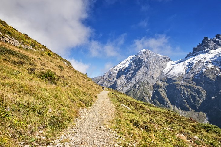 Mountain trail near Engelberg