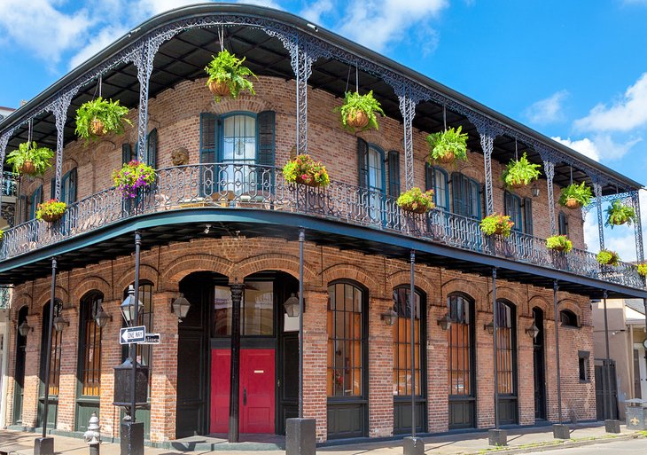 The French Quarter of New Orleans