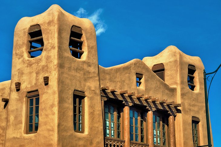 Architecture traditionnelle à Santa Fe
