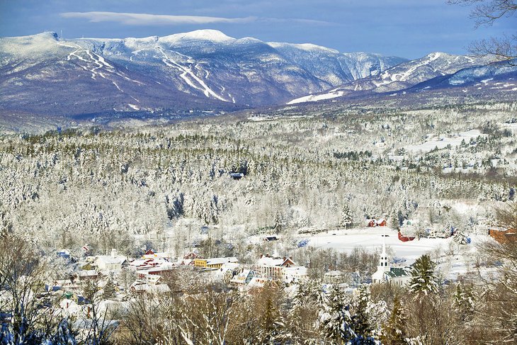 View over Stowe, Vermont