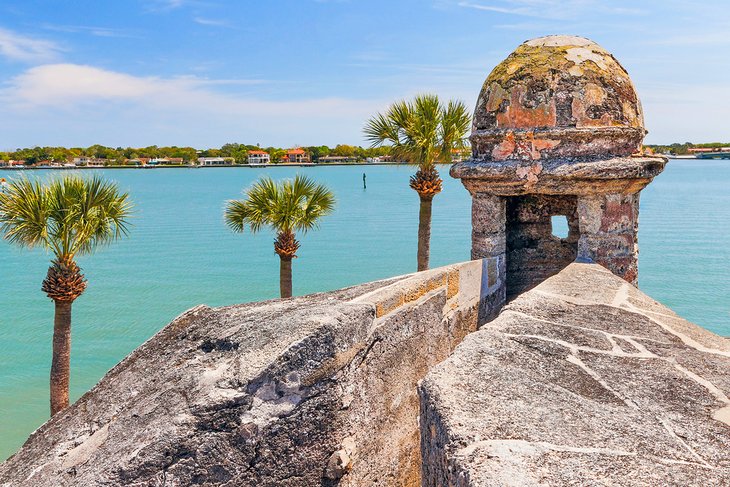 Castillo de San Marcos on Matanzas Bay, St Augustine, FL