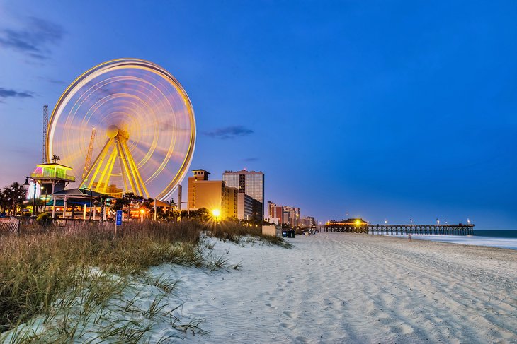 Myrtle Beach at dusk