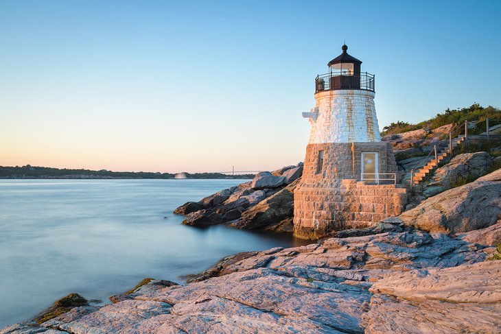 Castle Hill Lighthouse at Newport, RI