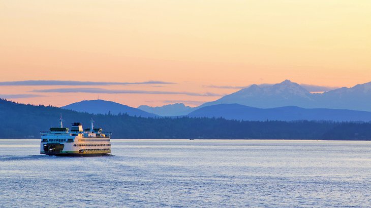 Ferry across Puget Sound