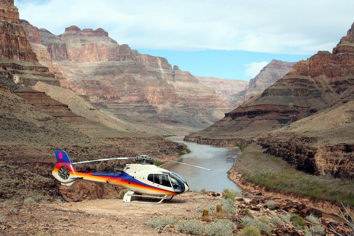 Helicopter at the Grand Canyon